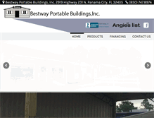 Tablet Screenshot of bestwayportablebuildings.com